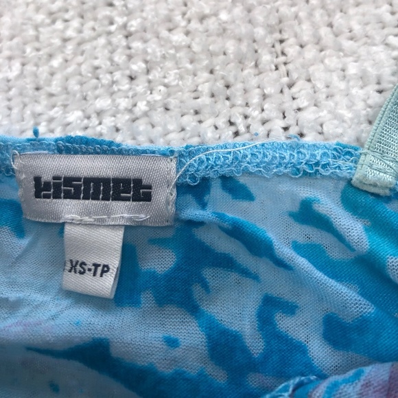 Kismet exsmall summer top, multicolour spaghetti strap top, like new - Picture 5 of 6